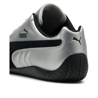 Puma Silver Speedcat Metallic Sneakers In Gray