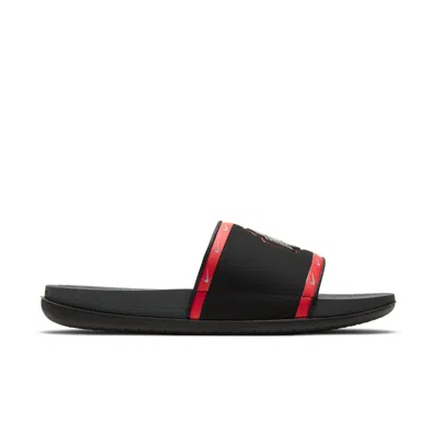 Nike Offcourt Logo-detail Slides In Black
