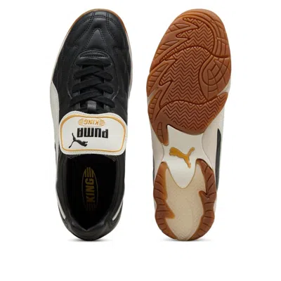 Puma Sneakers King Indoor In Black Warm White