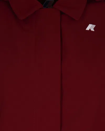 K-way Mathy Hooded Jacket In Red