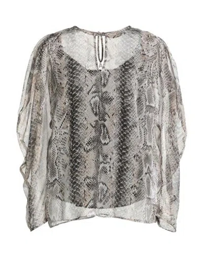 Actitude By Twinset Woman Top Beige Size Xs Polyester In Multi