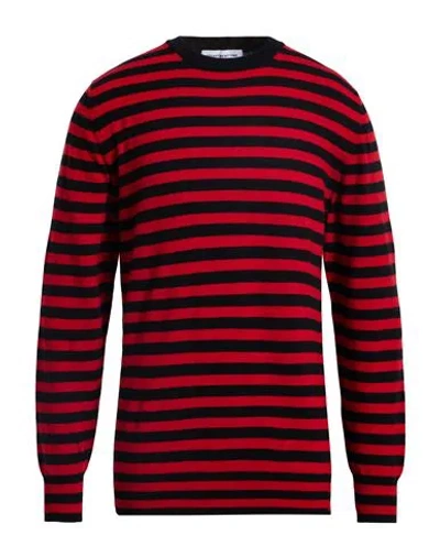 Department Five Department 5 Man Sweater Red Size L Wool In Red