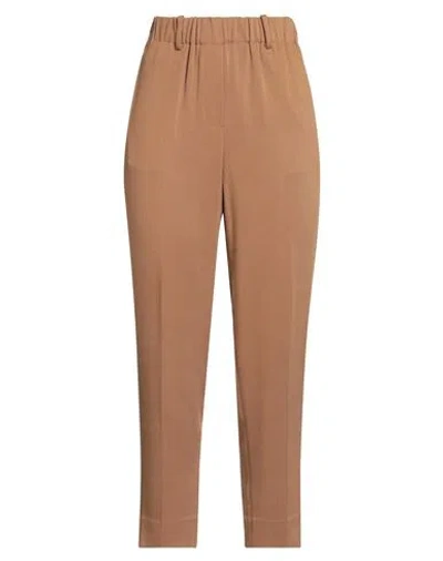 Incotex Slowear Woman Pants Camel Size 12 Lyocell In Neutral