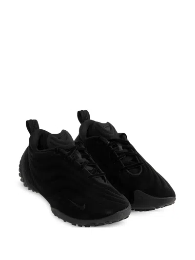Nike Astra Ultra Quilted Satin Sneakers In Black