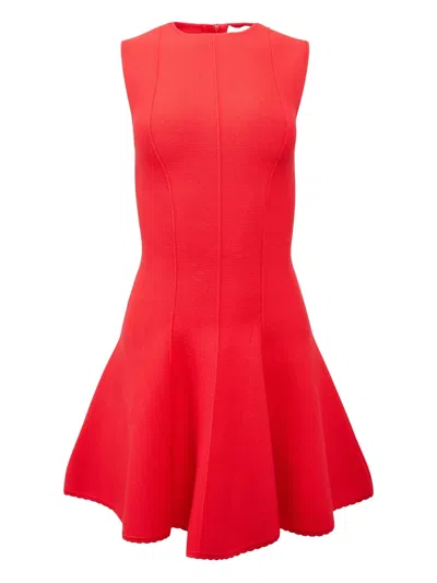 Fleur Du Mal Knitted Dress In Red