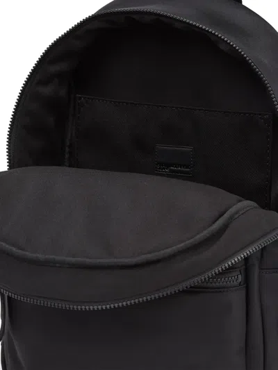 Karl Lagerfeld Jeans Logo-detail Backpack In Black