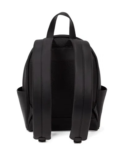 Karl Lagerfeld Small K/skuare Backpack Grainy In Black