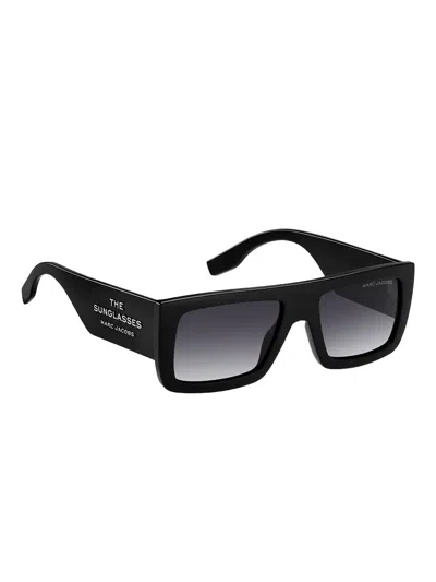 Marc Jacobs Square-frame Sunglasses In Black