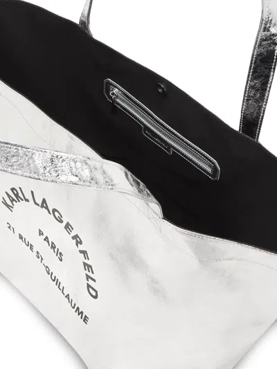Karl Lagerfeld Large Rue St-guillaume Tote Bag In Neutral
