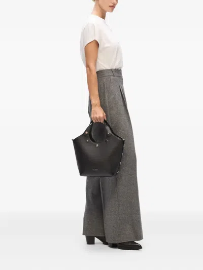 Karl Lagerfeld Black Rocky Marais Small Tote In Black