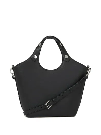 Karl Lagerfeld Black Rocky Marais Small Tote In Black