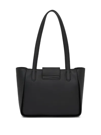 Karl Lagerfeld Small Logo-detail Tote Bag In Black