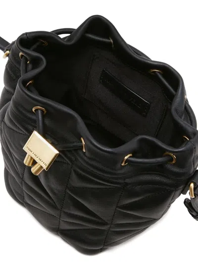 Karl Lagerfeld Kuilt Bucket In Black