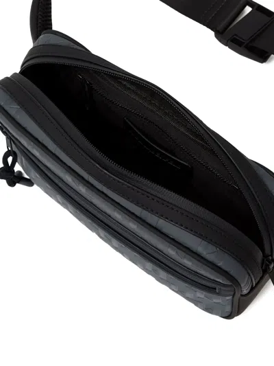 Karl Lagerfeld Monogram-pattern Belt Bag In Gray