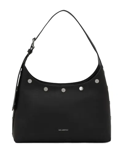 Karl Lagerfeld Marais Hobo In Black