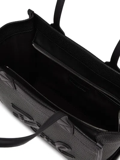 Karl Lagerfeld Medium K/skuare Grainy Tote Bag In Black