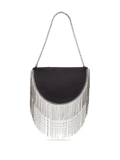 Karl Lagerfeld K/soiree Rhinestone Shoulder Bag In Black