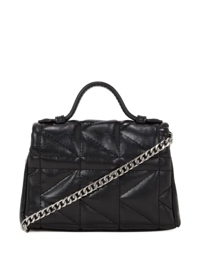 Karl Lagerfeld Black K Kuilt Satchel