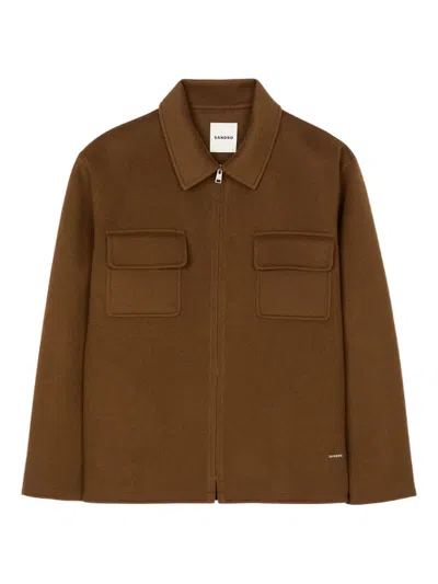 ZIP-FRONT PATCH-POCKET JACKET