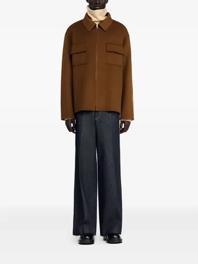 ZIP-FRONT PATCH-POCKET JACKET