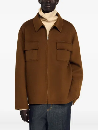 ZIP-FRONT PATCH-POCKET JACKET