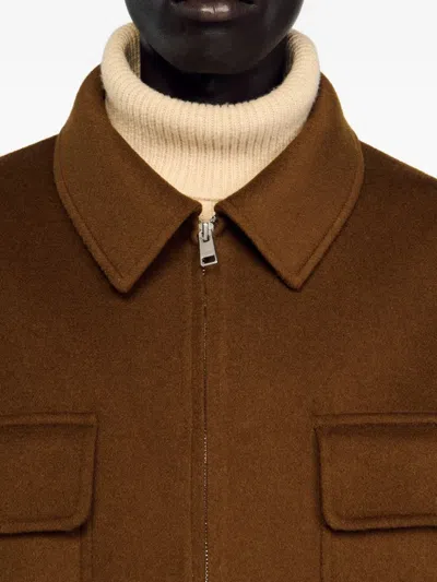ZIP-FRONT PATCH-POCKET JACKET