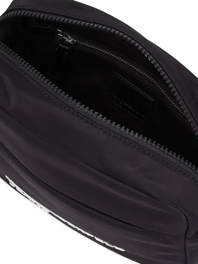 Karl Lagerfeld Jeans Logo Messenger Bag In Black