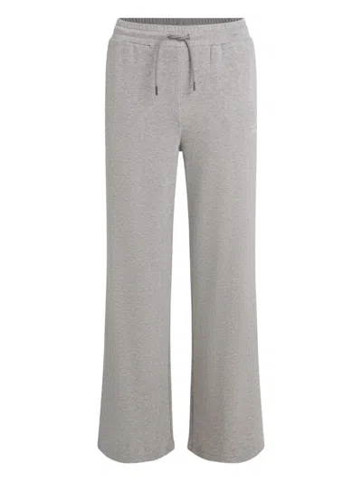 Karl Lagerfeld Elastic-waistband Track Pants In Gray