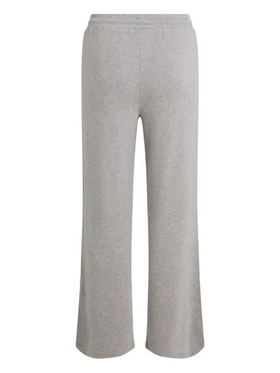 Karl Lagerfeld Elastic-waistband Track Pants In Gray