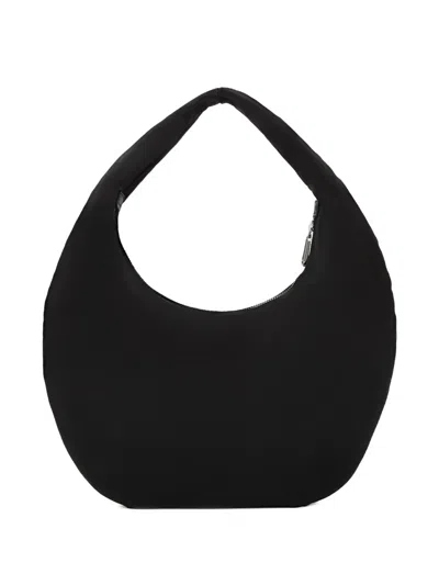 Karl Lagerfeld Jeans Logo Shoulder Bag In Black