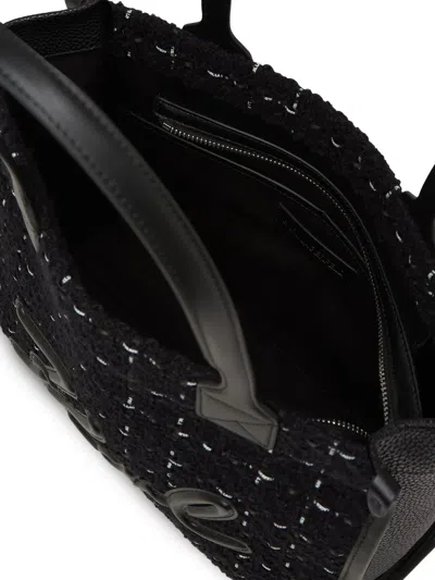 Karl Lagerfeld Medium K/skuare Boucle Tote Bag In Black