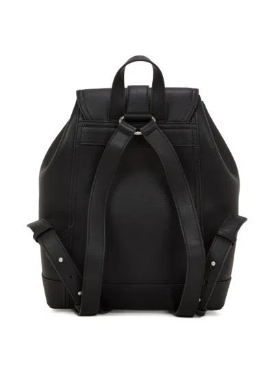 Karl Lagerfeld Jeans Buckle-fastening Drawstring Backpack In Black