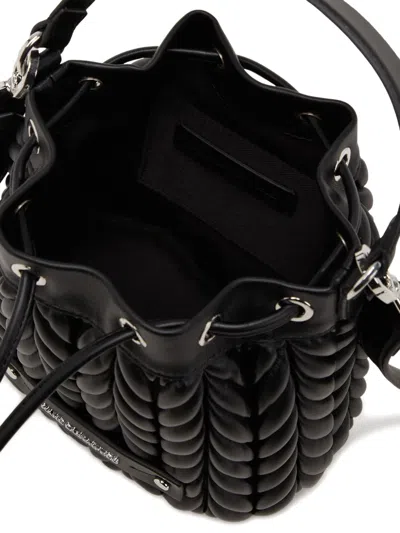 Karl Lagerfeld K/weave Bucket Bag In Black