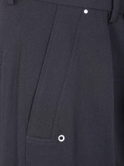 Rick Owens Belas Zip-fastening Wide-leg Trousers In Black