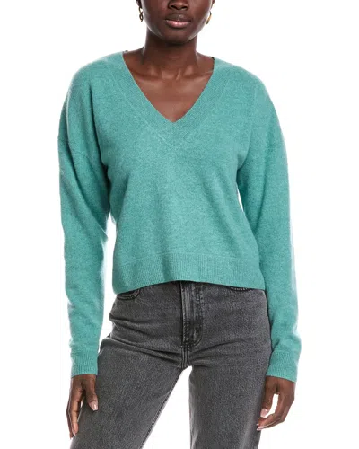 Naadam Cashmere Naadam Cropped Cashmere Sweater In Green