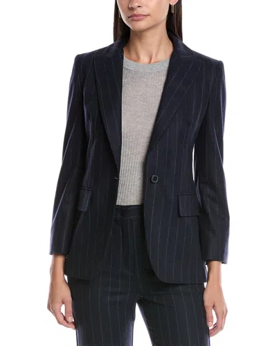 Marella Slam Wool-blend Jacket In Blue
