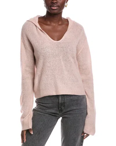 Naadam Cashmere Naadam Featherweight Cashmere Hoodie In Pink
