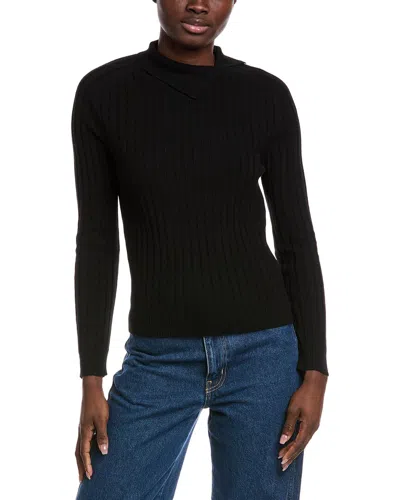 Malo Cashmere Donna Wool & Cashmere-blend Sweater In Black