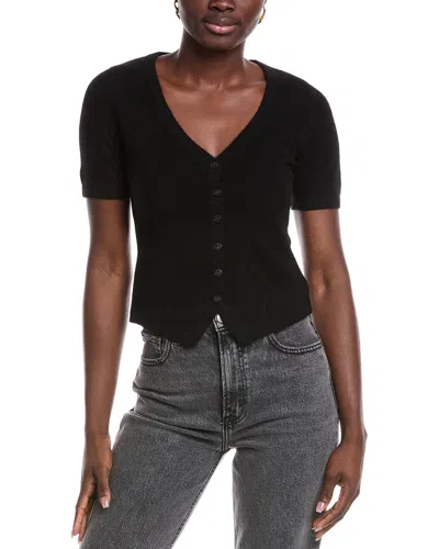 Naadam Tailored Cashmere Cardigan In Black