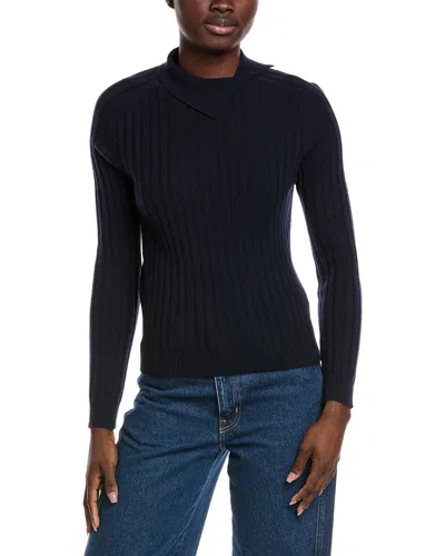 Malo Cashmere Donna Wool & Cashmere-blend Sweater In Blue