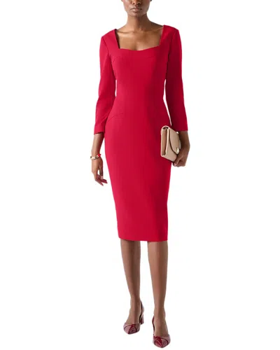 Lk Bennett Altyn Dress In Red