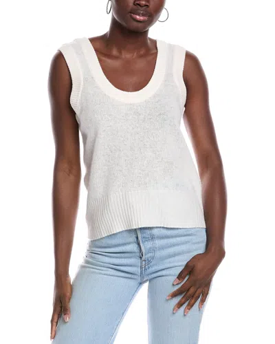 Naadam Featherweight Cashmere Tank In White