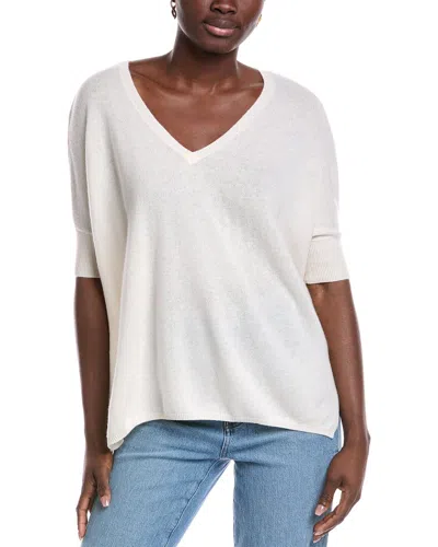 Minnie Rose Pow Pow Cashmere-blend Sweater In Neutral