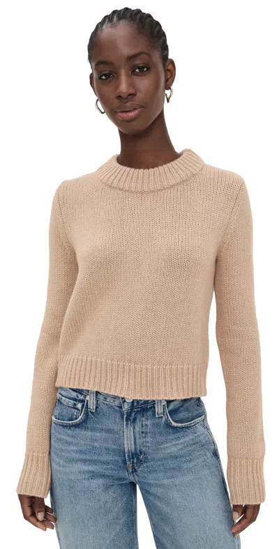 La Ligne Solid Mini Marin Sweater Camel In Brown