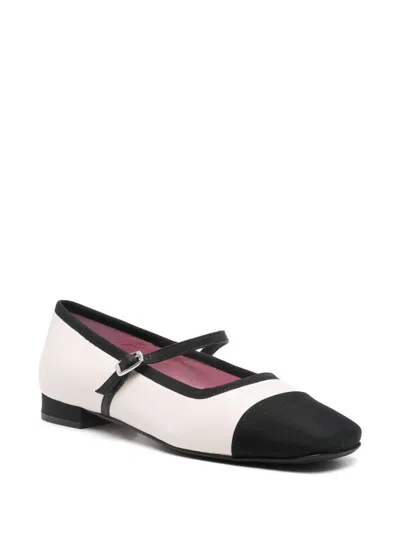 Carel Paris Gisele Bicolor Ballet Flats In Neutral