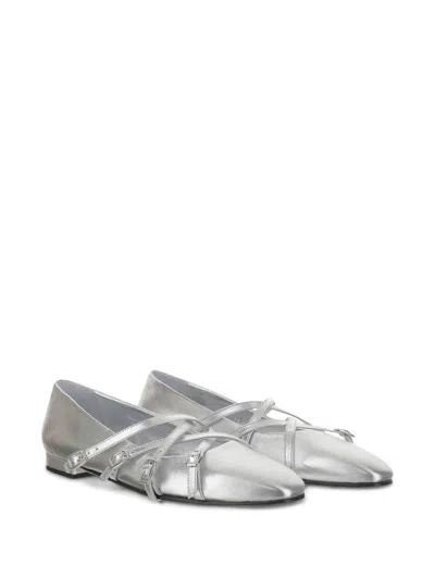 Carel Paris Eloise Ballerinas - Carel - Leather - Silver In Silver
