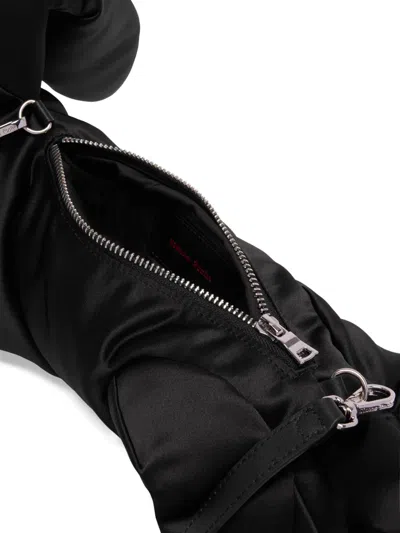 HARE 填充缎面斜挎包