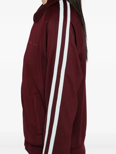 The Upside Vitesse Pari Track Jacket In Burgundy