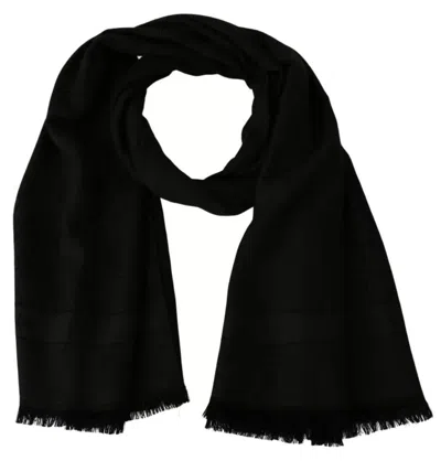 Pre-owned Dolce & Gabbana Green Brown Wrap Cashmere Shawl Men's Scarf ()