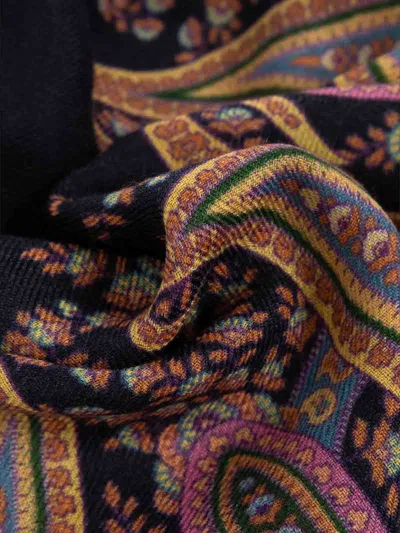 Etro Scarf With Decorative Pattern In Multi